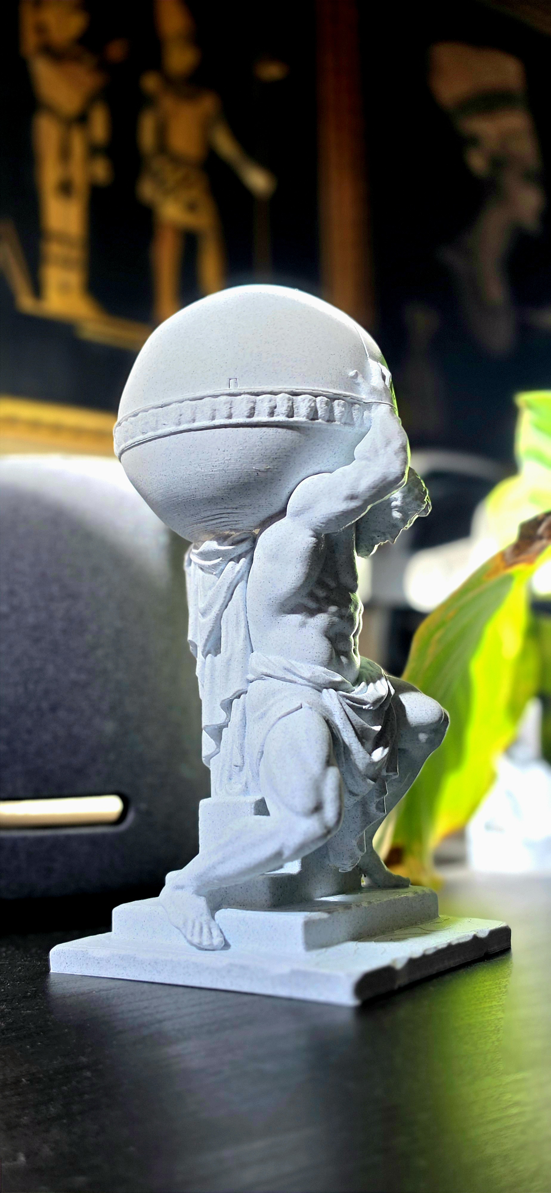 Atlas - Weight of the World - Free 3D Print Model - MakerWorld