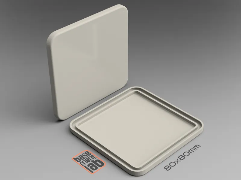 Press-On Lid 80x80 For Juction Box Replacement