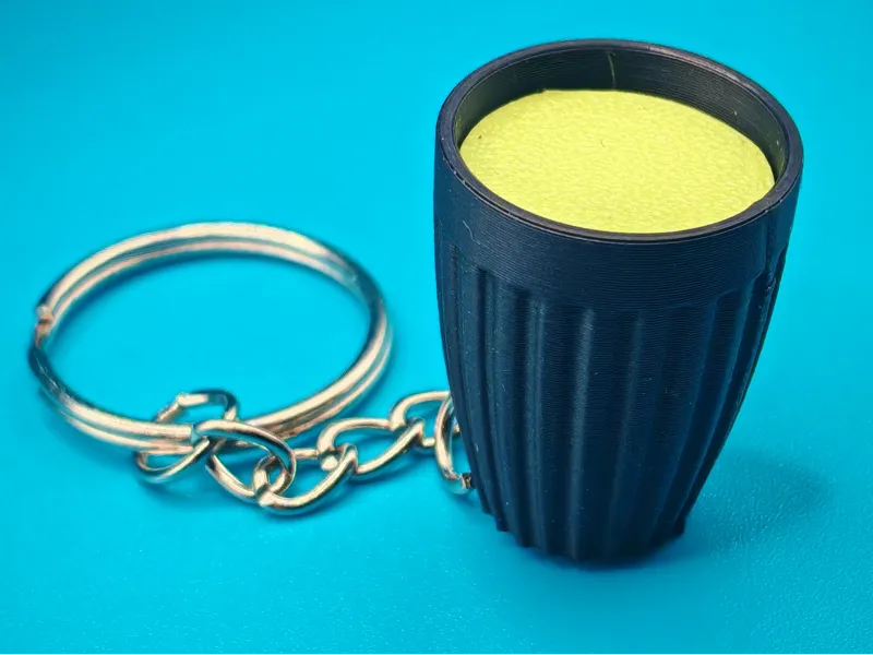 Matcha tea keychain