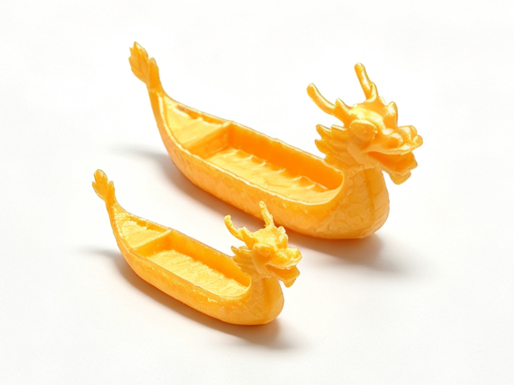 Miniatura 2 do modelo 3D 端午节微型长龙舟 批量快速打印