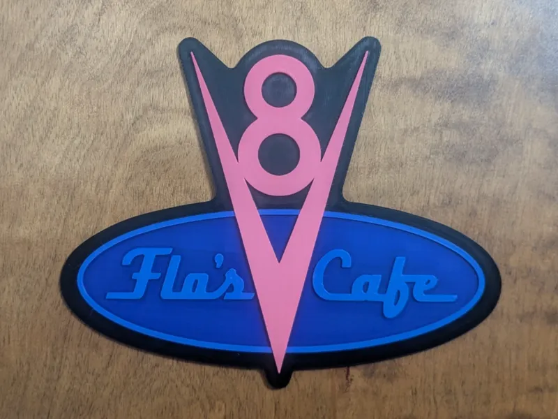Flo's Cafe Sign