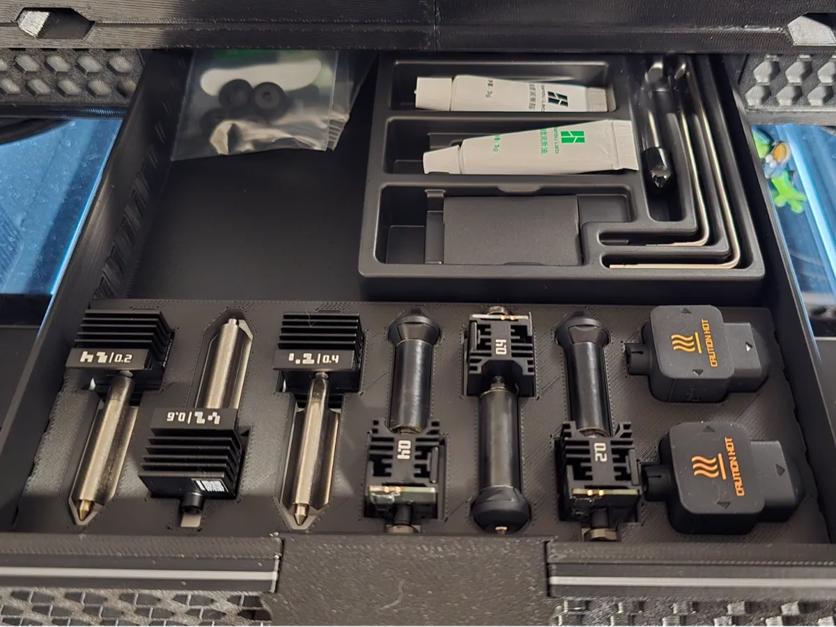 Nozzle Storage Insert for H2Dual AMS Riser Systems - Free 3D Print ...