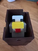 7,5 cm - 85% chucken perfect to Box to minecraft card