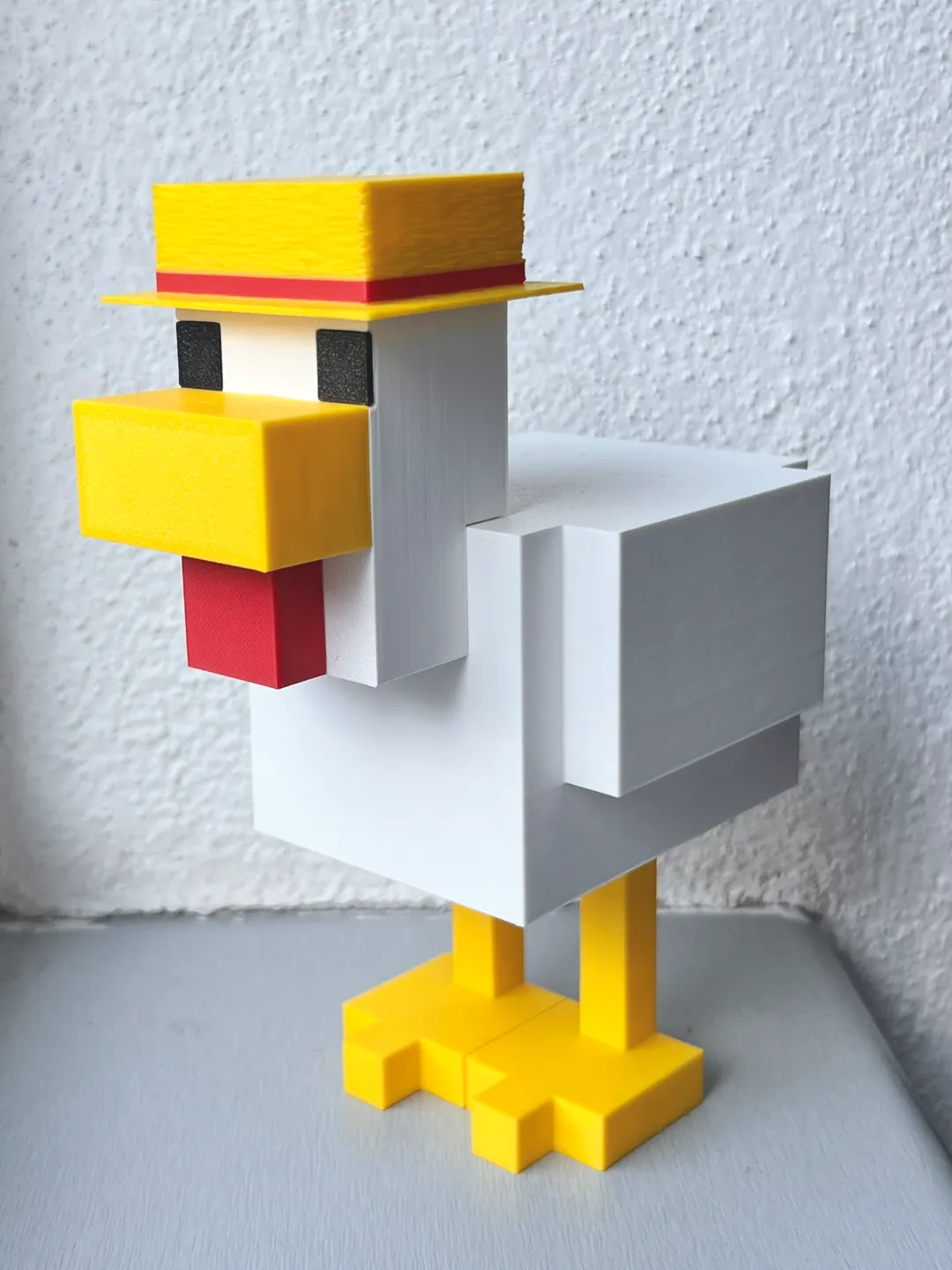 Minecraft Chicken prop 2 sizes + hat view 2