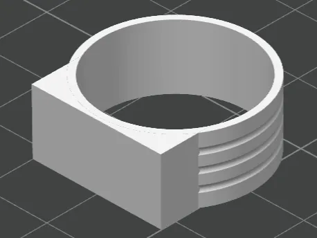Origami ring 22mm hole