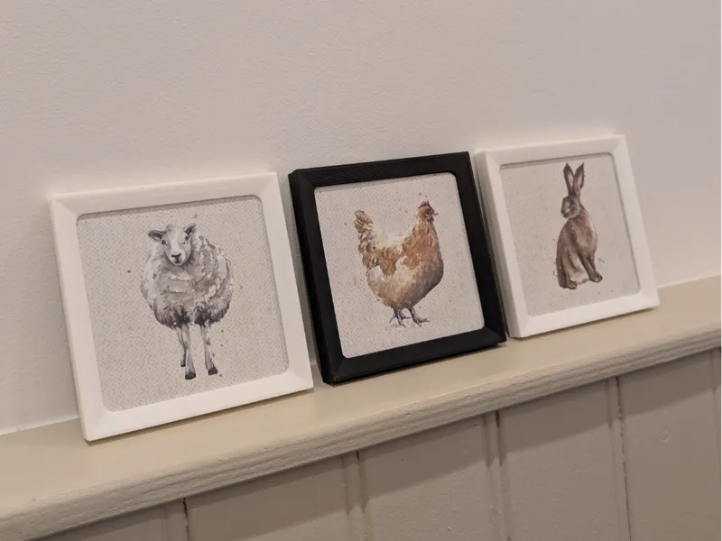 Tea Coaster Drink Mat Photo Picture Frame
