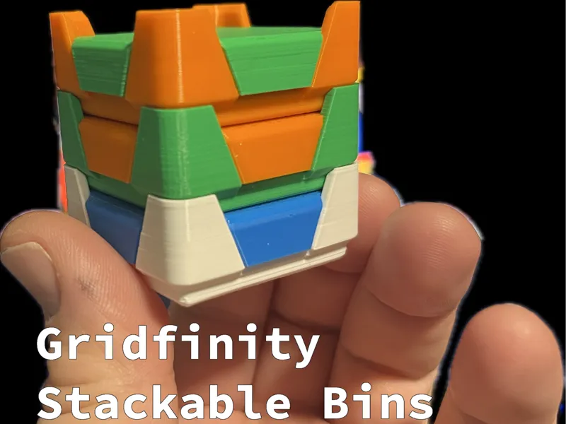 Gridfinity Stackable Bins