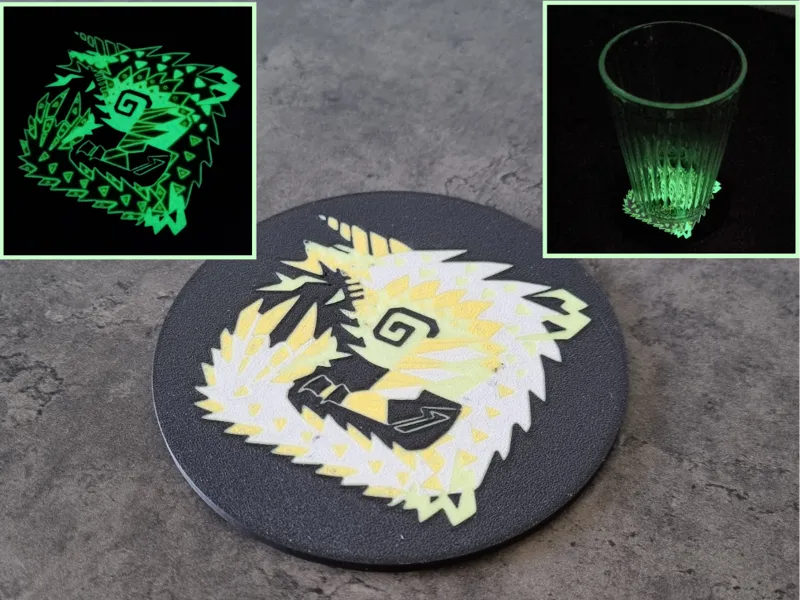 Glow Coaster Zinogre (from Monster Hunter)