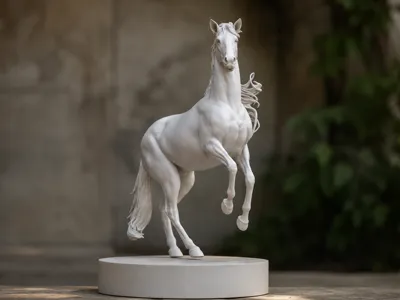 rearing horse