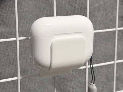 AirPods Pro 3 Holder for Wire Mesh Panels