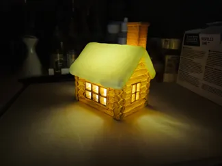 Log Cabin Tealight candle holder