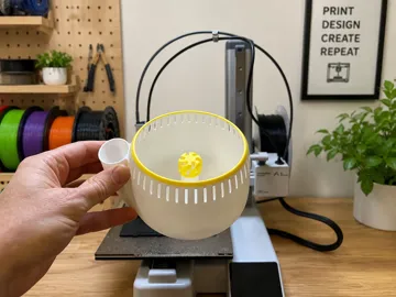 Modelo para impresión 3D: Lavador de frutas premium — vista de referencia 3