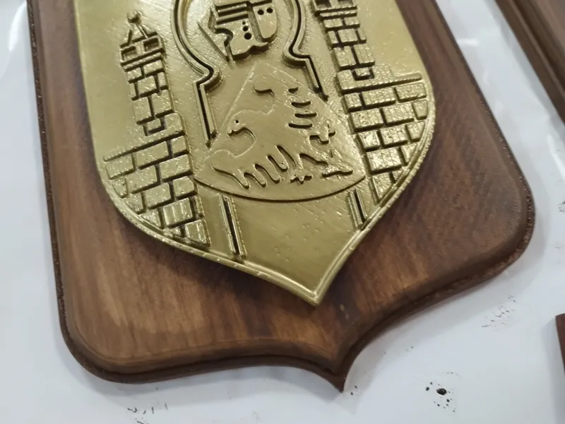 Old plate PRL Wood for ...