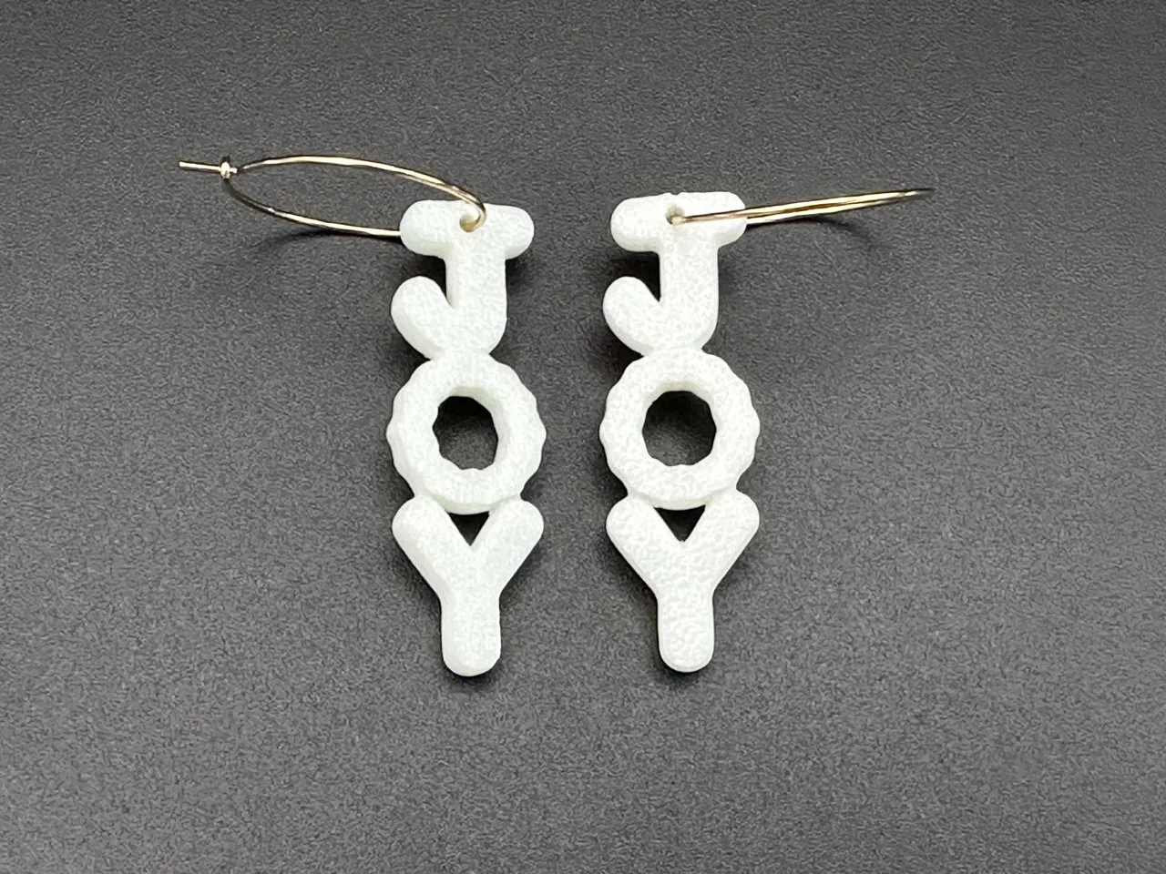 JOY earrings (1.8 grams) two versions! view 3