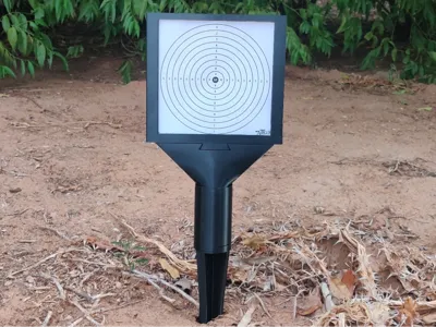 Shooting Target Holder cut for A1 mini