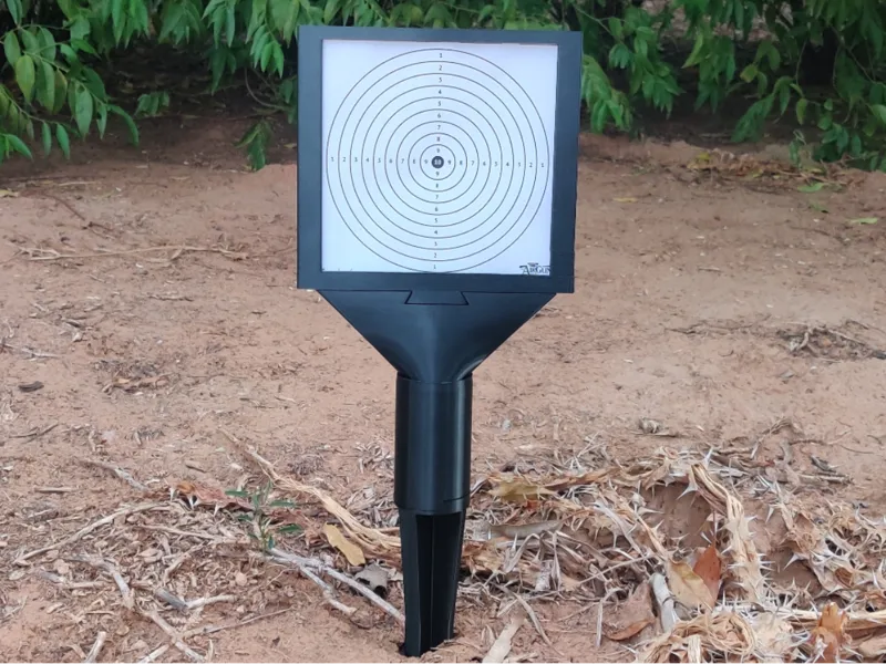 Shooting Target Holder cut for A1 mini