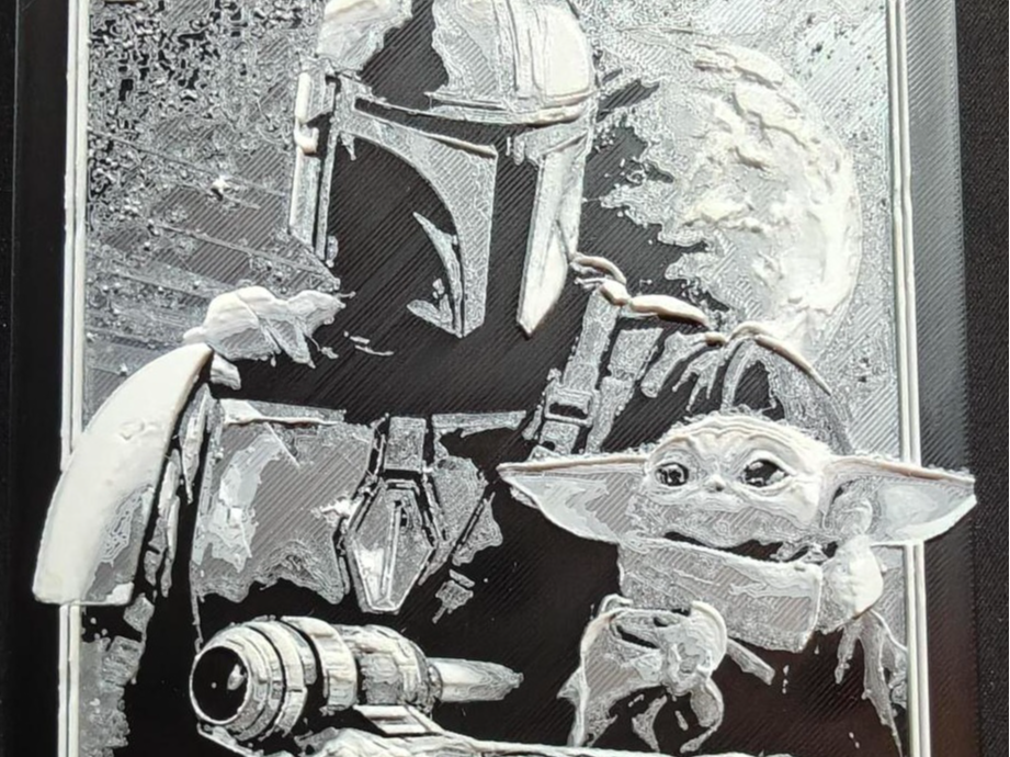 The Mandalorian (HueForge)