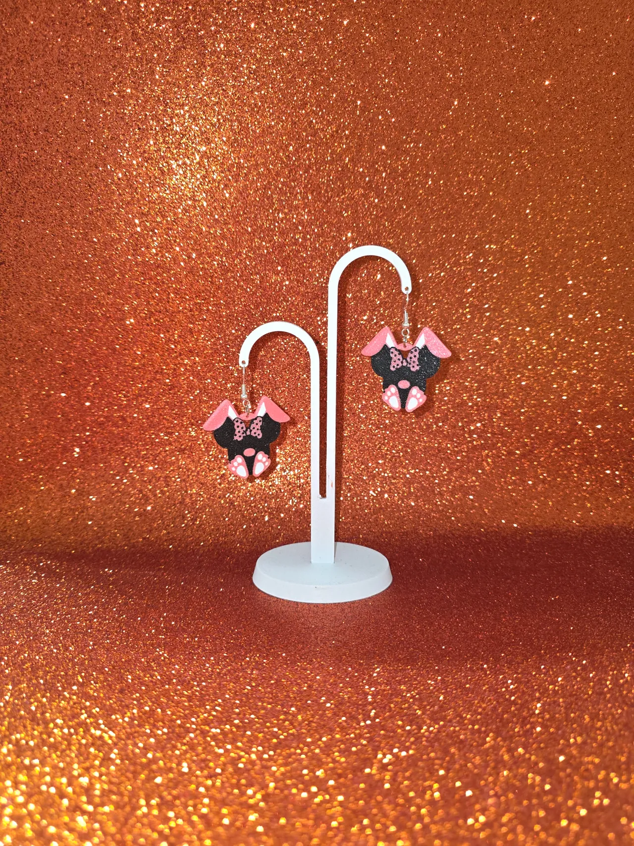 Minnie Bunny earrings view 3