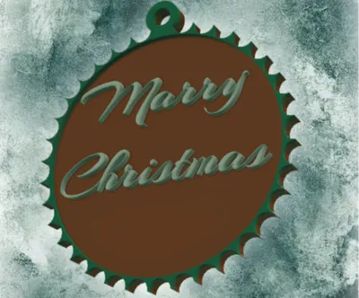 decor for Christmas tree marry christmas