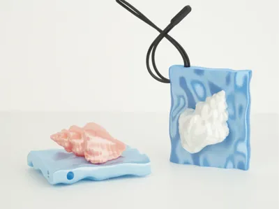 Ocean Shell Keychain (fully 3D printed)