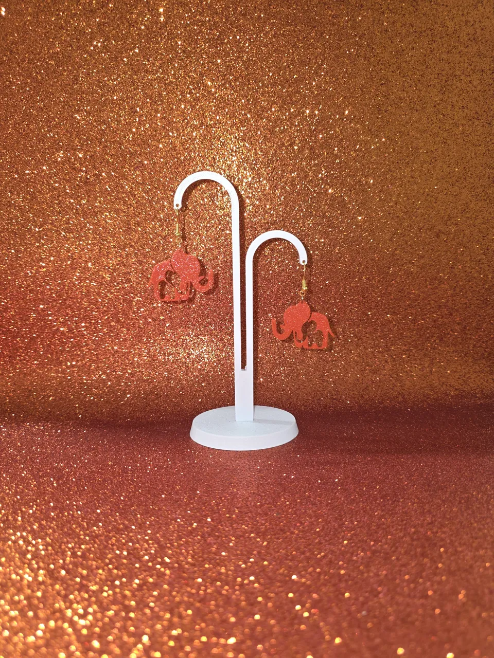 Elephant Mom earrings view 3