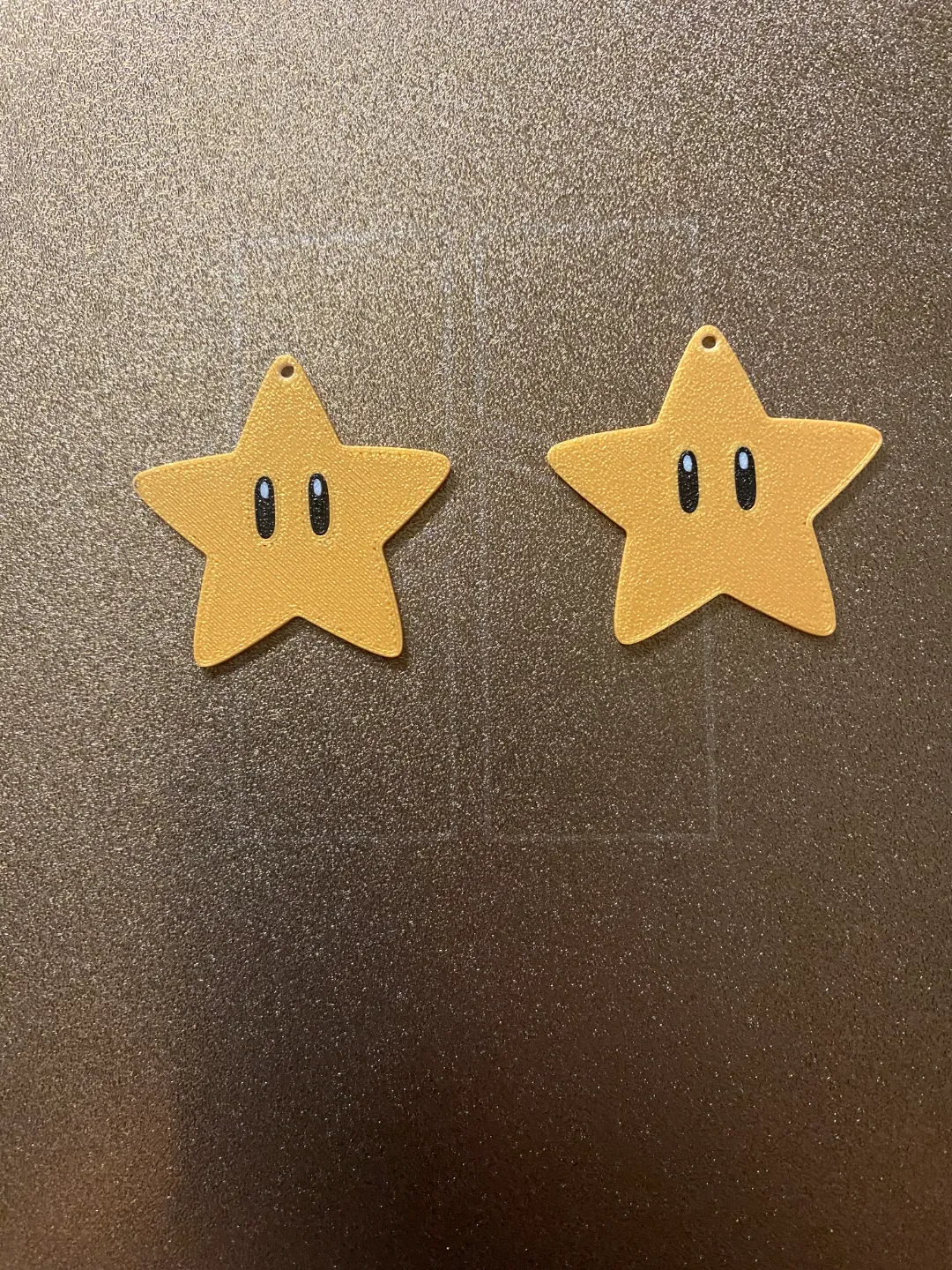 mario star earrings view 2