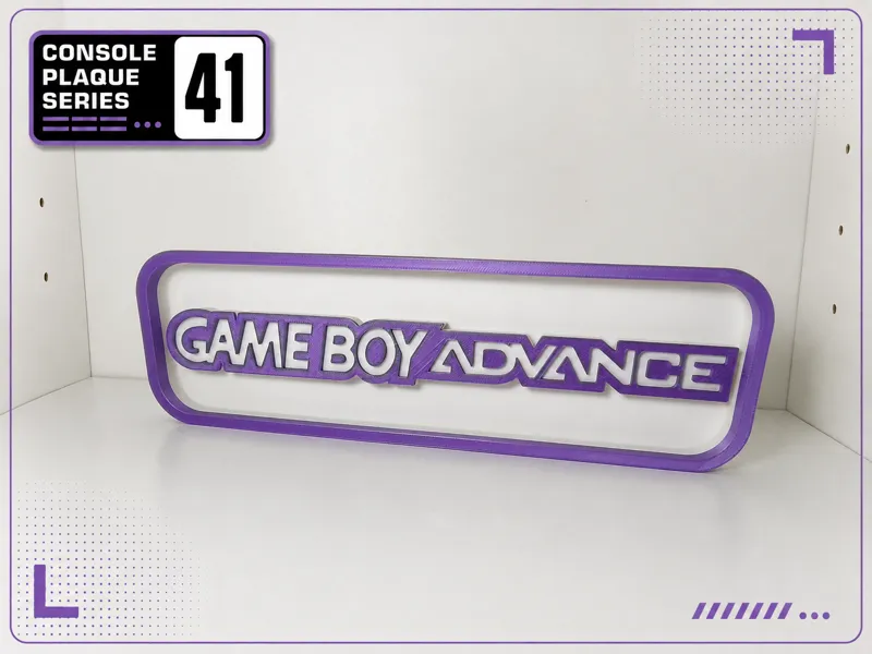 Console Logo Plaque - Game Boy Advance