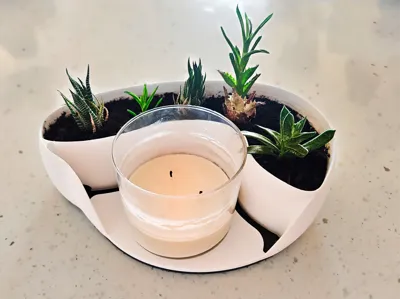 Succulent Planter & Candle Holder