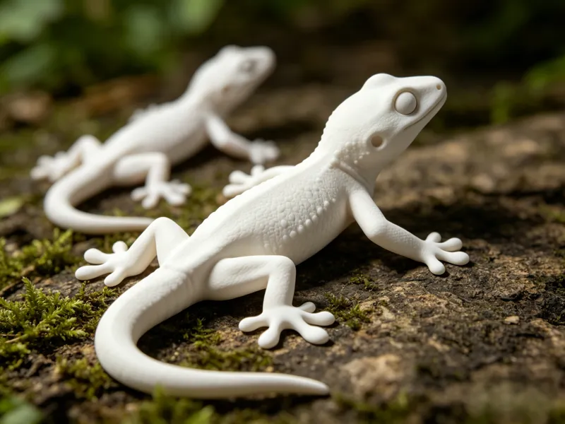 an un-cute lizard model figure