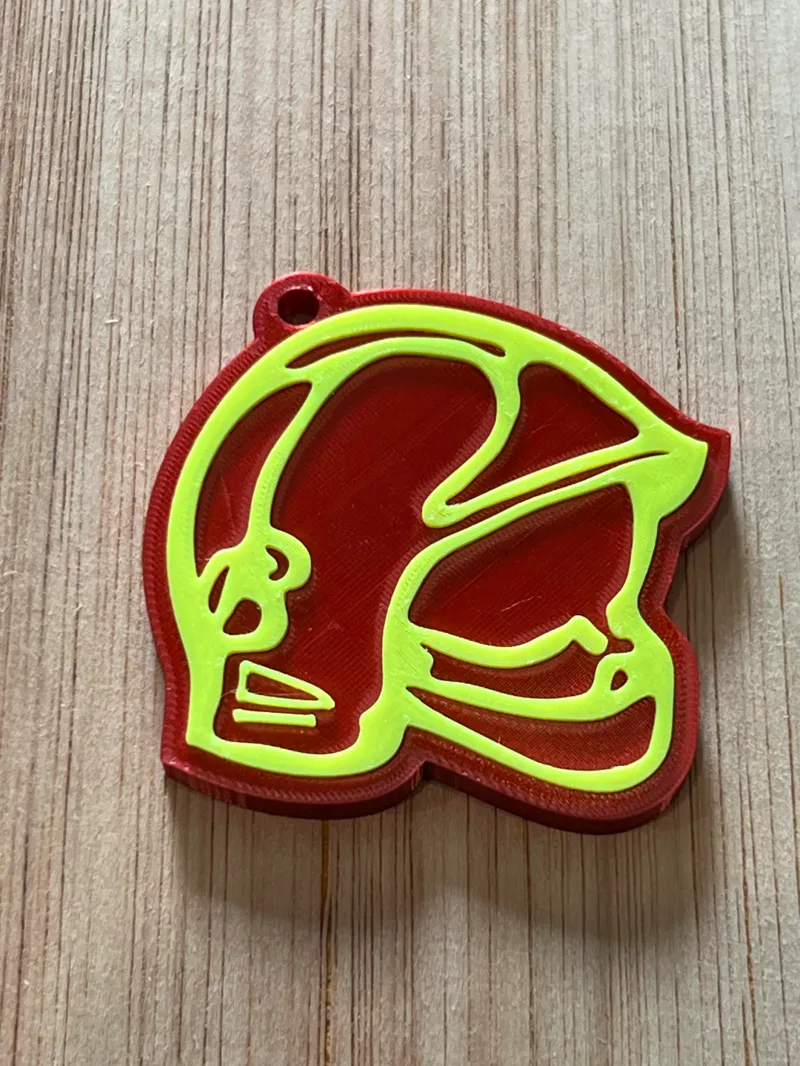 Firefighter customizable keychain/Pompier