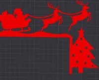 Décoration de Noël pour porte et interrupteur — photo 3