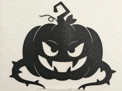 Evil Halloween Pumpkin – Wall Decor