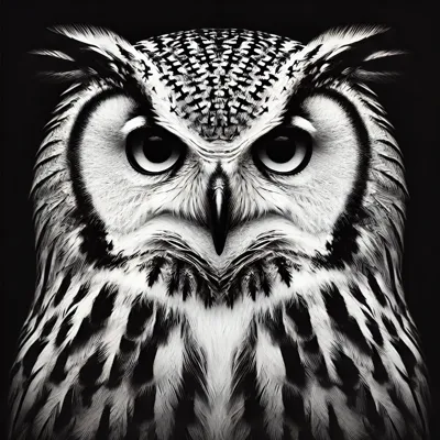 Hueforge Eule / Owl 200x200