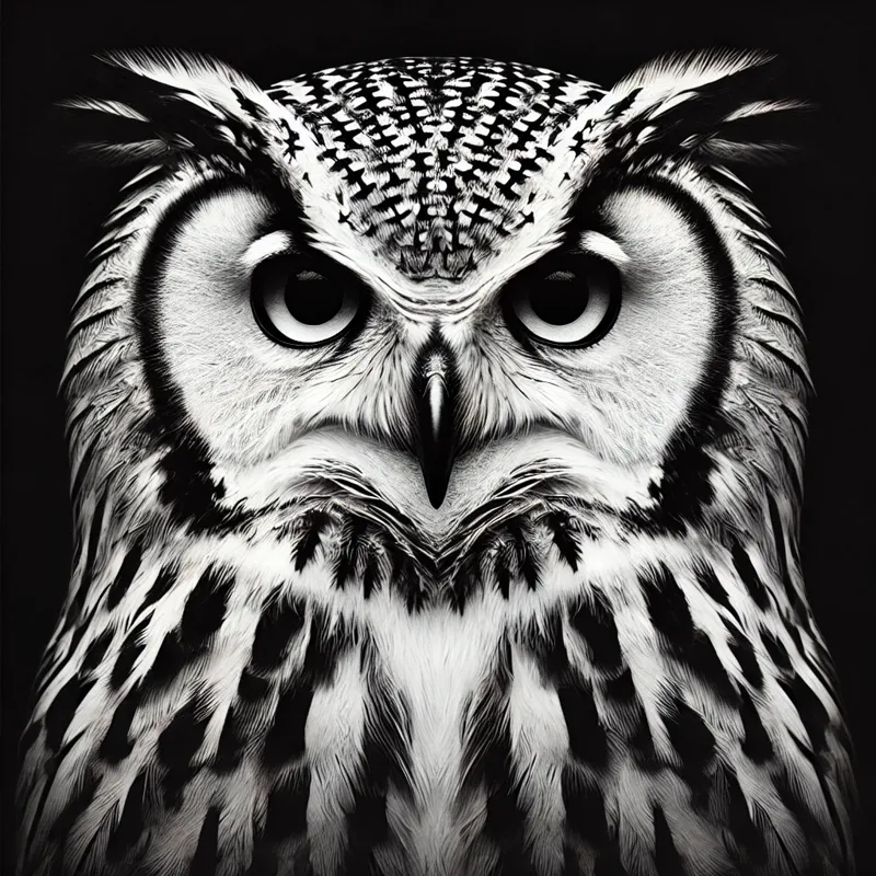 Hueforge Eule / Owl 200x200