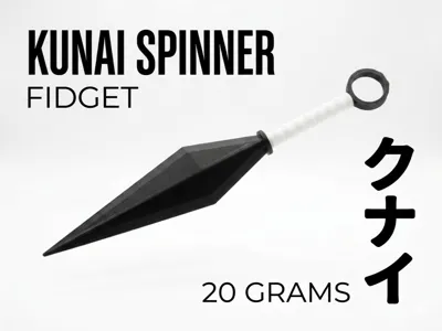 Kunai Fidget Spinner - 20 Grams