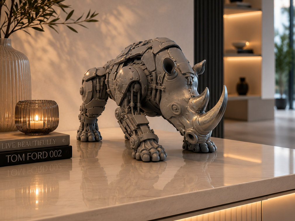 Figurine design - Rhino Robot