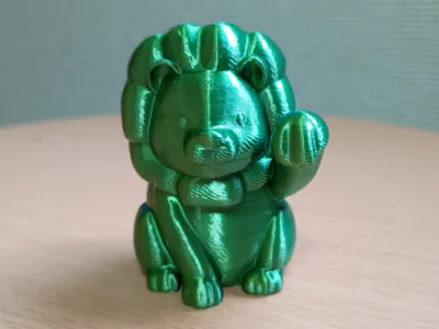 Maneki Lion Figurine