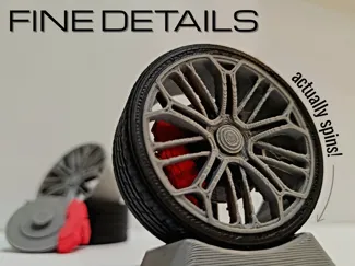 Working Car Wheel that Spins!