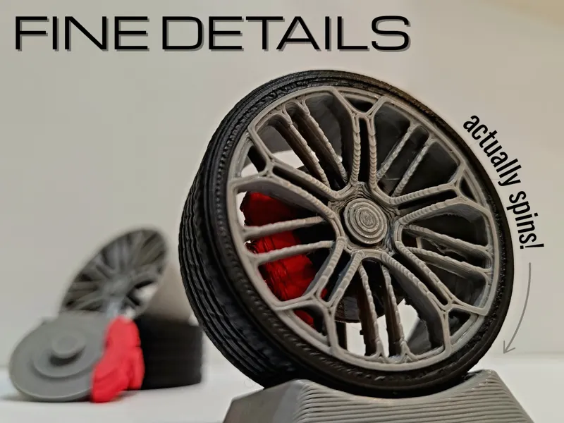 Working Car Wheel that Spins!