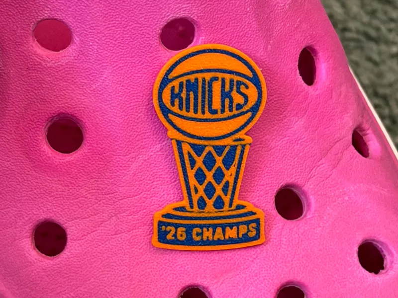 Knicks Champs Trophy Croc Charm