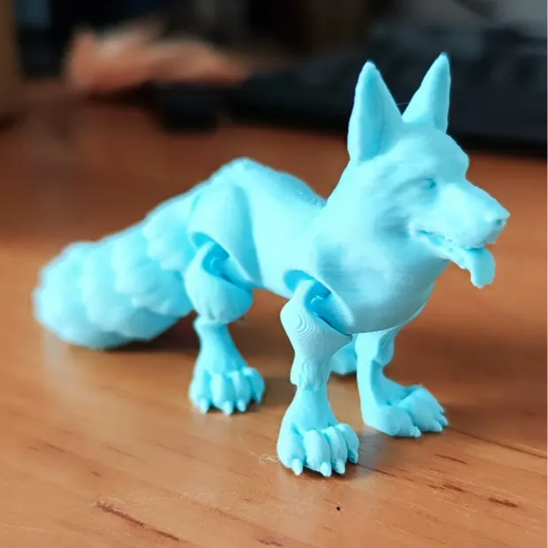 dog wolf articulated