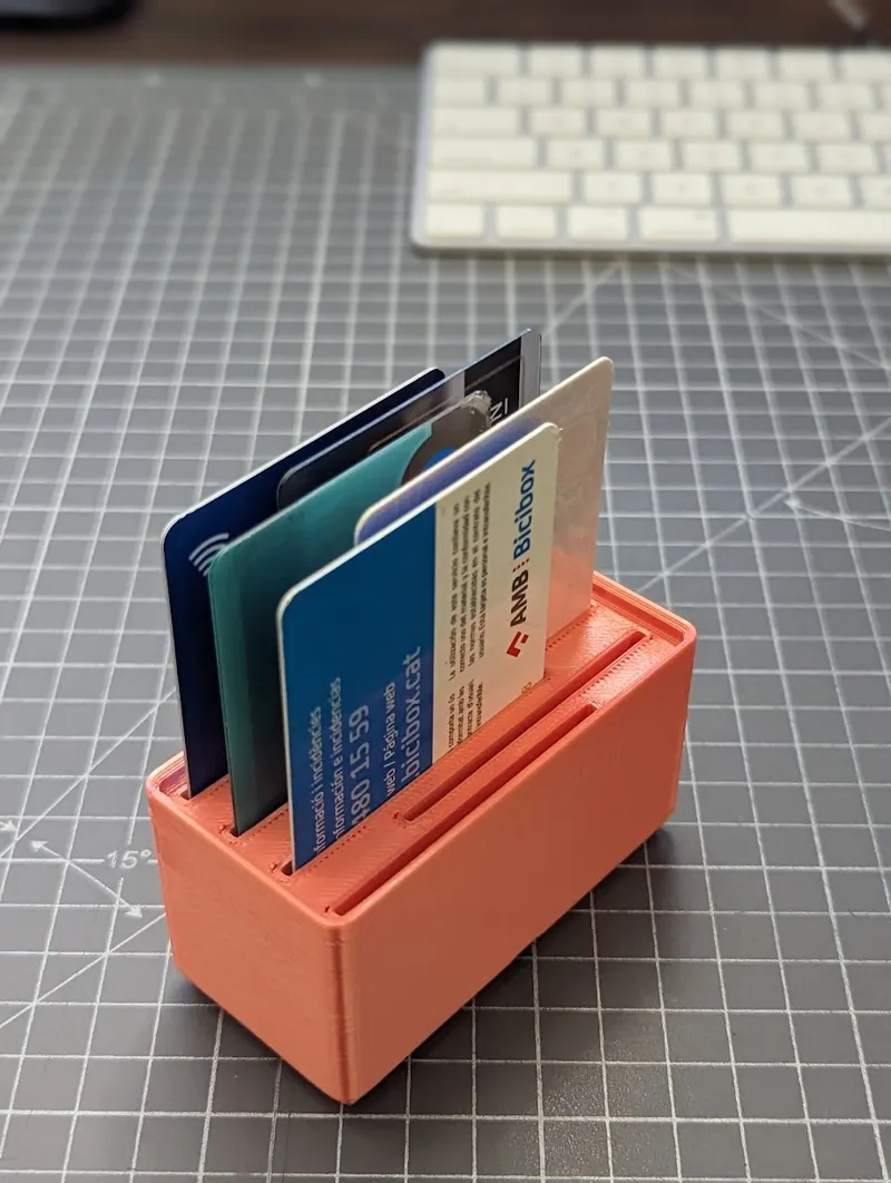 Gridfinity 1x2x6 credit card holder