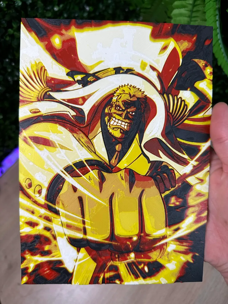 Monkey D Garp One Piece Hueforge