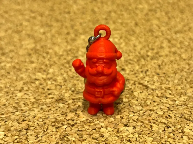 Mini Santa keychain 