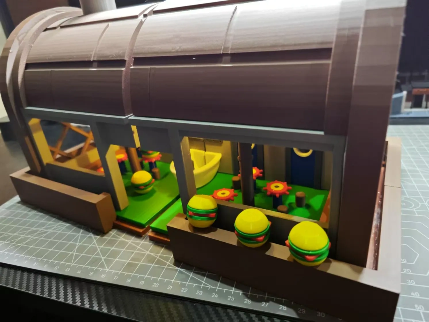 Miniatura 4 do modelo 3D 蟹堡王（多色拼装，可开合，抽拉，现实比例超大版）