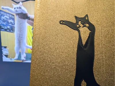 Tuxedo Longcat Bookmark