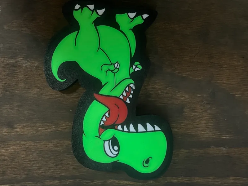 t-rex light sign