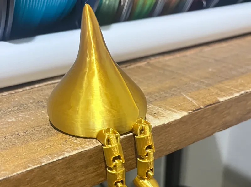 Articulated Hershey kiss