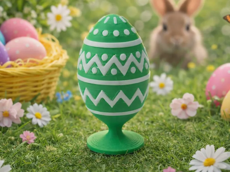 Easter egg with Stand