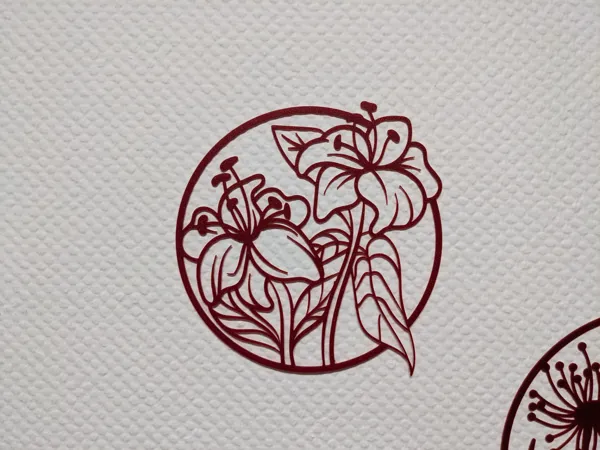 Déco murale fleur de lys